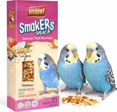 Zdjęcie produktu dla Vitapol - Smakers owocowy - Kolby dla papużki falistej 2szt 90g