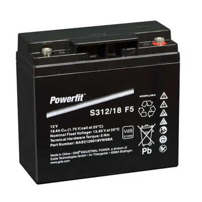 Produktbild von Sonnenschein Powerfit S312/18 F5 Akku Blei PB 12Volt 18Ah