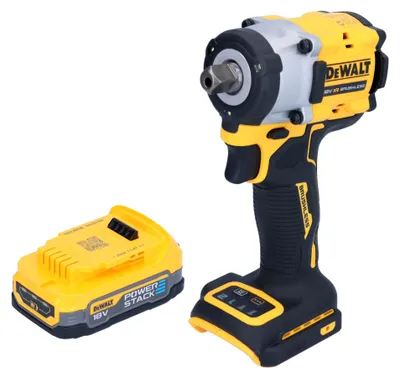 Obrázek produktu pro Akumulátorový rázový utahovák DeWalt DCF 922 N 18 V 406 Nm 1/2" bezkartáčový + 1x baterie Powerstack 1,7 Ah - bez nabíječky