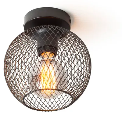 Produktbild von RED - DESIGN RENDL RENDL COSIR Aufputzleuchte, dekorativ schwarz E27 R14499