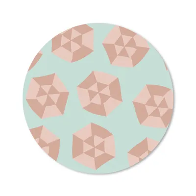 Produktbild von MuchoWow® Mauspad Mousepad Sommer - Sonnenschirme - Blau 20x20 cm - Mousepads - Maus Mat - Pad - Mausunterlage - Schreibtischmatte
