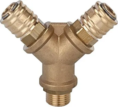 Produktbild von Riegler Y-Verteiler mit 2 Kupplungen, 3/8 Zoll