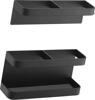 Produktbild von Famanu Wandmontage Parapluhalter mit verstellbarer Höhe - dekorative Ausführung aus Kohlenstoffstahl (schwarz)