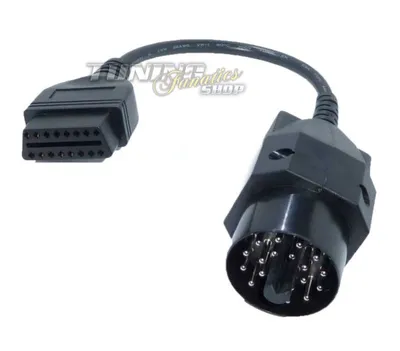 Produktbild von Adapter Stecker Diagnose OBD 2 auf OBD 1 20-Pin Kabel passt für BMW #7280