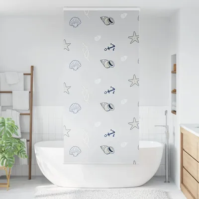 Immagine prodotto di vidaXL Tenda a rullo per doccia con cassonetto 100x240 cm larghezza del tessuto 96 cm