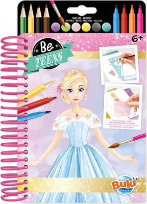 Zdjęcie produktu dla Designerski zestaw mody dla dzieci - Draw Princess Dresses