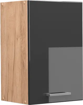 Produktbild von Vicco nástenná skrinka R-Line, 40 cm, antracit vysoký lesk/dub Goldkraft