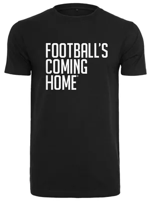 Produktbild von MerchCode - "Footballs Coming Home" T-Shirt für Herren TN3073 (XXL) (Schwarz)