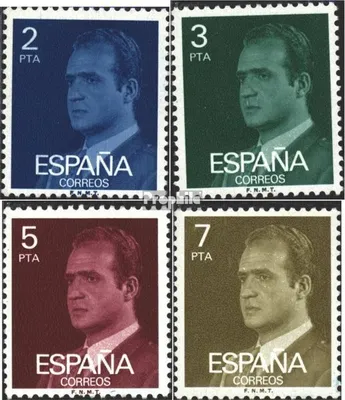 Produktbild von Briefmarken Spanien 1976 Mi 2238y-2241y (kompl.Ausg.) postfrisch Juan Carlos I.