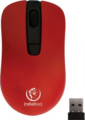 Image de Optical wireless mouse Rebeltec STAR red