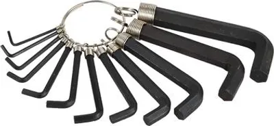 Immagine prodotto di Chiave a Esagono piegata 12 pezzi 2-14 mm nero N291
