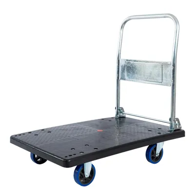 Produktbild von SevenComfort Plattformwagen Transportwagen Lagerwagen, Klappbar Rollwagen Handwagen, 150 kg Tragkraft, Antirutsch-Beschichtung