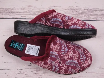 Produktbild von Damen Hausschuhe ADANEX bio 28258 burgund