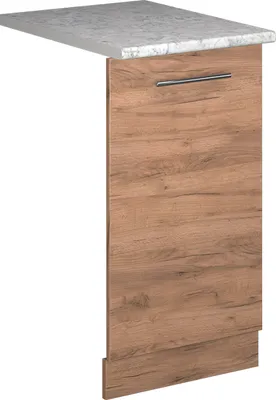 Produktbild von Geschirrspülblende Vicco Fame-Line Goldkraft Eiche 45 cm , AP Marmor, Model 54803