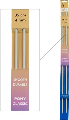 Produktbild von Pony Knitting Needles Klassische gerade Nadel 35 cm 4 mm