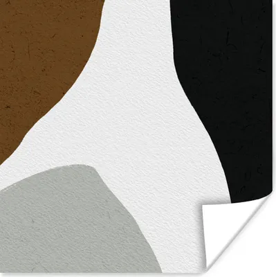 Produktbild von MuchoWow® Poster Minimalismus - Gestaltung - Formulare 75x75 cm - Wand Dekoration