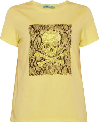 Produktbild von T-Shirt mit Totenkopf-Aufdruck