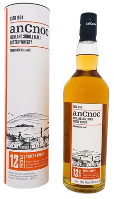Produktbild von AnCnoc 12 Years + Box 700ml 40% Vol.