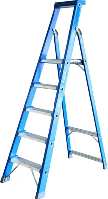Produktbild von ASC Premium- Stufenstehleiter BT-5 einseitig 5 Stufen mit 3,25m Arbeitshöhe