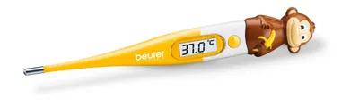 Produktbild von BEURER Fieberthermometer Monkey Digital 1Speicherpl. gelb-weiß BY 11 MONKEY