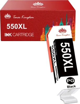 Produktbild von 1x Schwarz PGI-550XL CLI-551XL Tintenpatrone für Canon 550 xl PIXMA IP7250 IP8700 IX6850 MX720 MX925 MG5450 MG5500 MG6300 MG6450 MG6600