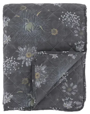 Produktbild von Chic Antique Aix Quilt mit Blumen „Midnight“