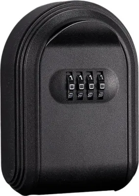 Produktbild von Schlüsseltresor, magnetischer Schlüsselanhänger mit Schloss, magnetischer Schlüsselkasten, versteckt unter dem Auto, sichere 4-stellige Kombination