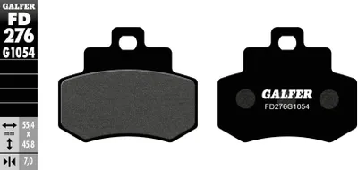 Image de Plaquettes de frein Galfer SEMI METAL