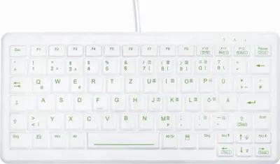 Image de CHERRY Active Key MedicalKey AK-C4110 - Clavier - sans fil - 2,4 GHz - QWERTZ - allemand - blanc (AK-C4110F-FU1-W/GE)