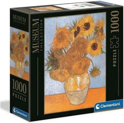 Productafbeelding van Puzzel Museumcollectie Zonnebloemen 1000 Stukjes - Museumkwaliteit Legpuzzel