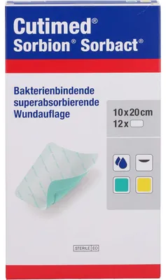 Immagine prodotto di Cutimed Sorbion Sorbact medicazione per ferite 10x20 cm 12 pz