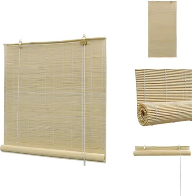 Image de Store en bambou naturel 140x160 cm - Stores et enrouleurs