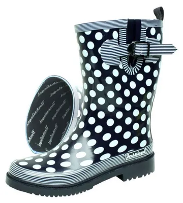 Produktbild von Bockstiegel Dorin-k Gummistiefel in Übergrößen Mehrfarbig  10219_2_2_6_2 dk-blau/multi  große Unischuhe
