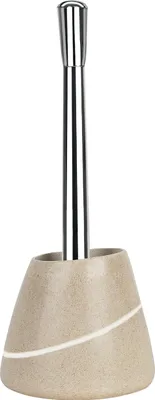 Produktbild von Spirella "Etna" WC Bürste Toilettenbürste in Steinoptik aus Polyresin 17x13x19cm Sand
