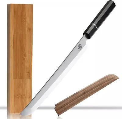 Produktbild von Kuchynský nôž Sashimi na Sushi-Tmavo Hnedá/Čierna KP21787