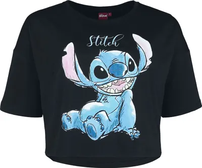 Produktbild von Lilo & Stitch T-Shirt Damen Stitch schwarz S