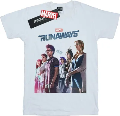 Image de Marvel - T-shirt « Runaways » pour homme BI44687 (S) (blanc)