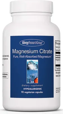 Produktbild von Allergy Research Group Magnesium Citrate- 90 Kapseln