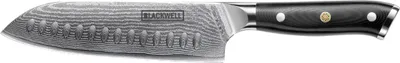 Obrázek produktu pro Nůž Blackwell Santoku v japonském stylu - 67 vrstev damaškové oceli - VG10 - 19 cm