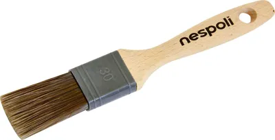 Produktbild von Nespoli Flachpinsel 30 mm braun