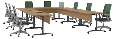 Produktbild von Großer Konferenztisch Moderne Tisch Besprechungstisch Büromöbel Design