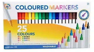 Produktbild von Abwaschbare Kinder-Marker, 25 Stück