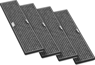 Image de Alapure HFK3990 Compatible avec le filtre à charbon DKF21-P / 9720600 (4 pièces)