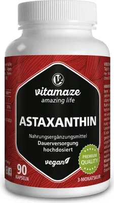 Produktbild von Astaxanthin 4 mg vegan, 90 St KAP