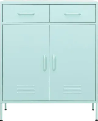 Obrázek produktu pro vidaXL Úložná skříňka Mint Green 80x35x101,5 cm Ocel