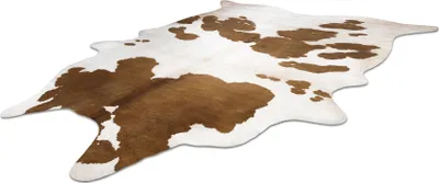 Zdjęcie produktu dla Dywan Sztuczna Skóra Bydlęca, Krowa G5069-2 Biało-brązowa skórka wielokolorowy 100x150 cm