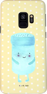 Produktbild von Mr. & Mrs. Panda Samsung Galaxy S9 Handyhülle Beste Freunde Salz - Gelb Pastell - Geschenk, Smartphone Hülle, Cover, Fehlende Keywords, Handy Schutzhülle, Lustige Sprüche