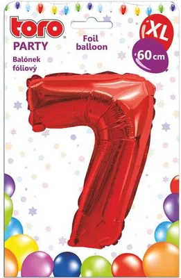 Immagine prodotto di Pallone Xl, Numero 7, 60 Cm, Rosso Opaco