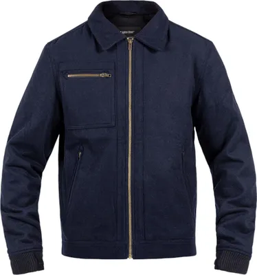 Image de John Doe Escape Wool Veste textile pour moto, bleu foncé, S