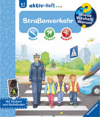 Immagine prodotto di Wieso? Weshalb? Warum? aktiv-Heft: Straßenverkehr